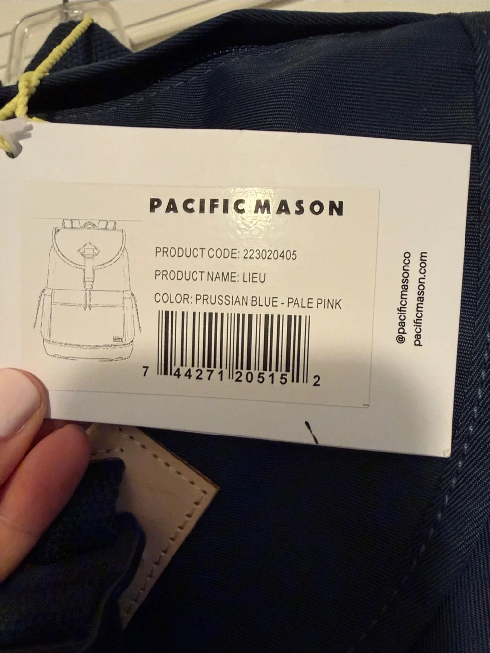 Pacific mason lieu backpack New
